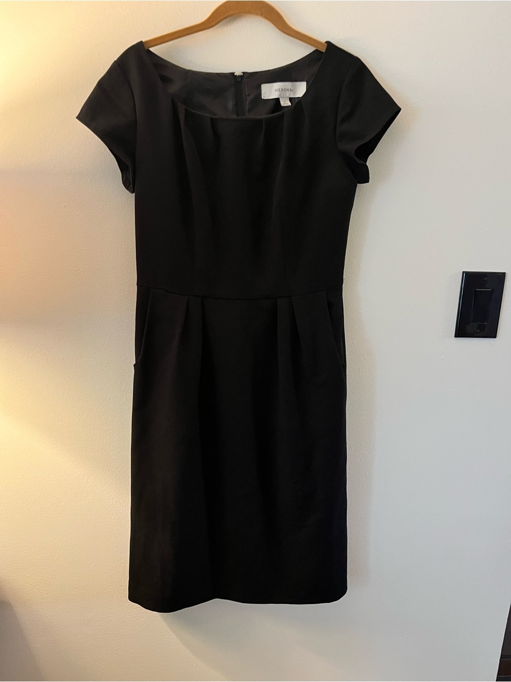 Merona black suit dress size 6